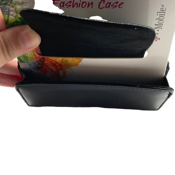 T-Mobile My Touch 3G Phone Fashion Case Black NWT 3" x 5" - Picture 4 of 5